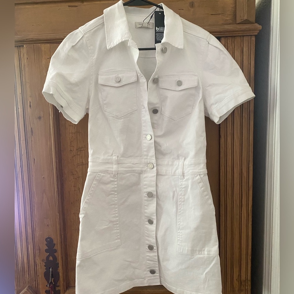 Habitat white denim dress